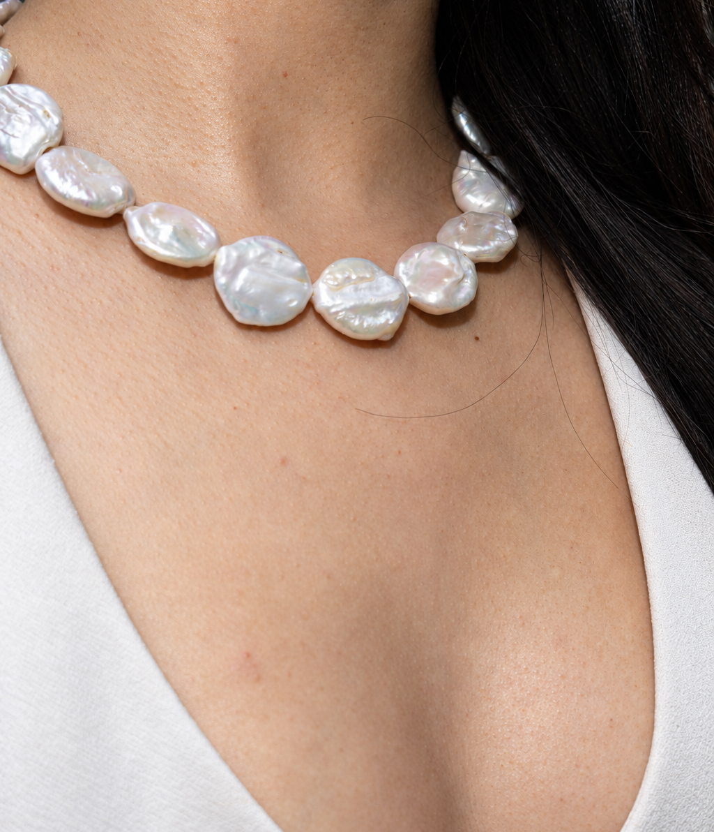 Choker Perlas