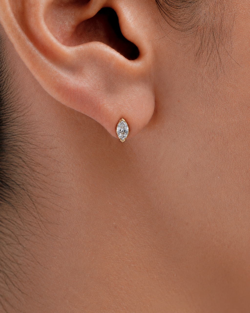 Studs en diamante de laboratorio  